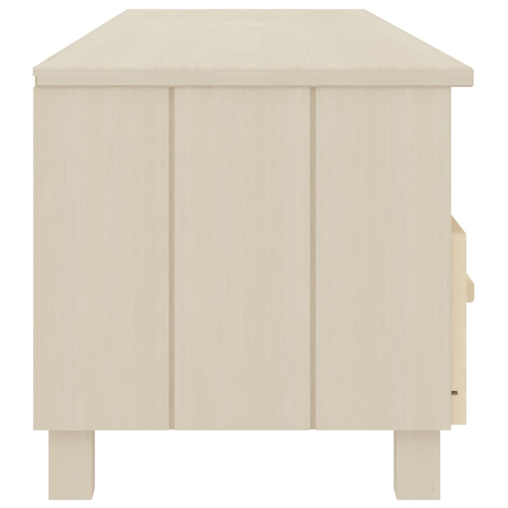 TV-Schrank HAMAR Honigbraun 158x40x40 cm Massivholz Kiefer