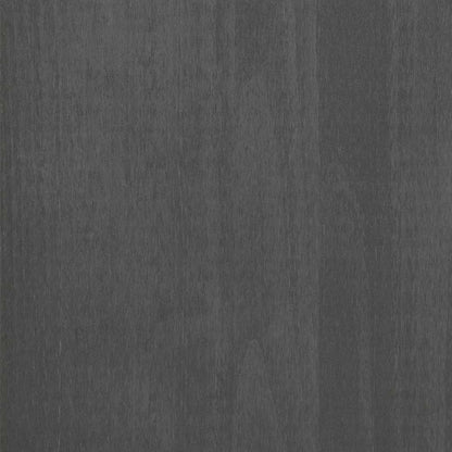 TV-Schrank HAMAR Dunkelgrau 158x40x40 cm Massivholz Kiefer
