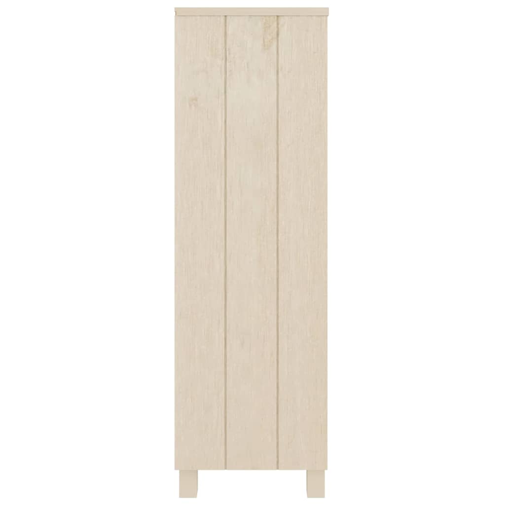 Bücherschrank HAMAR Honigbraun 85x35x112 cm Massivholz Kiefer