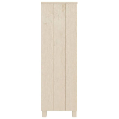 Bücherschrank HAMAR Honigbraun 85x35x112 cm Massivholz Kiefer