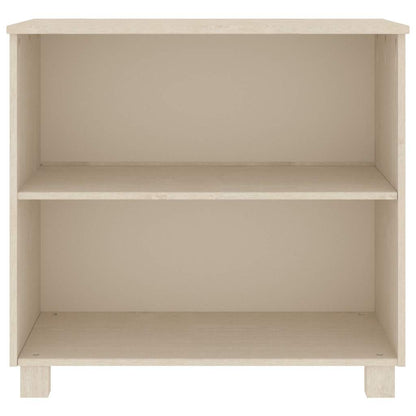 Sideboard HAMAR Honigbraun 85x35x80 cm Massivholz Kiefer