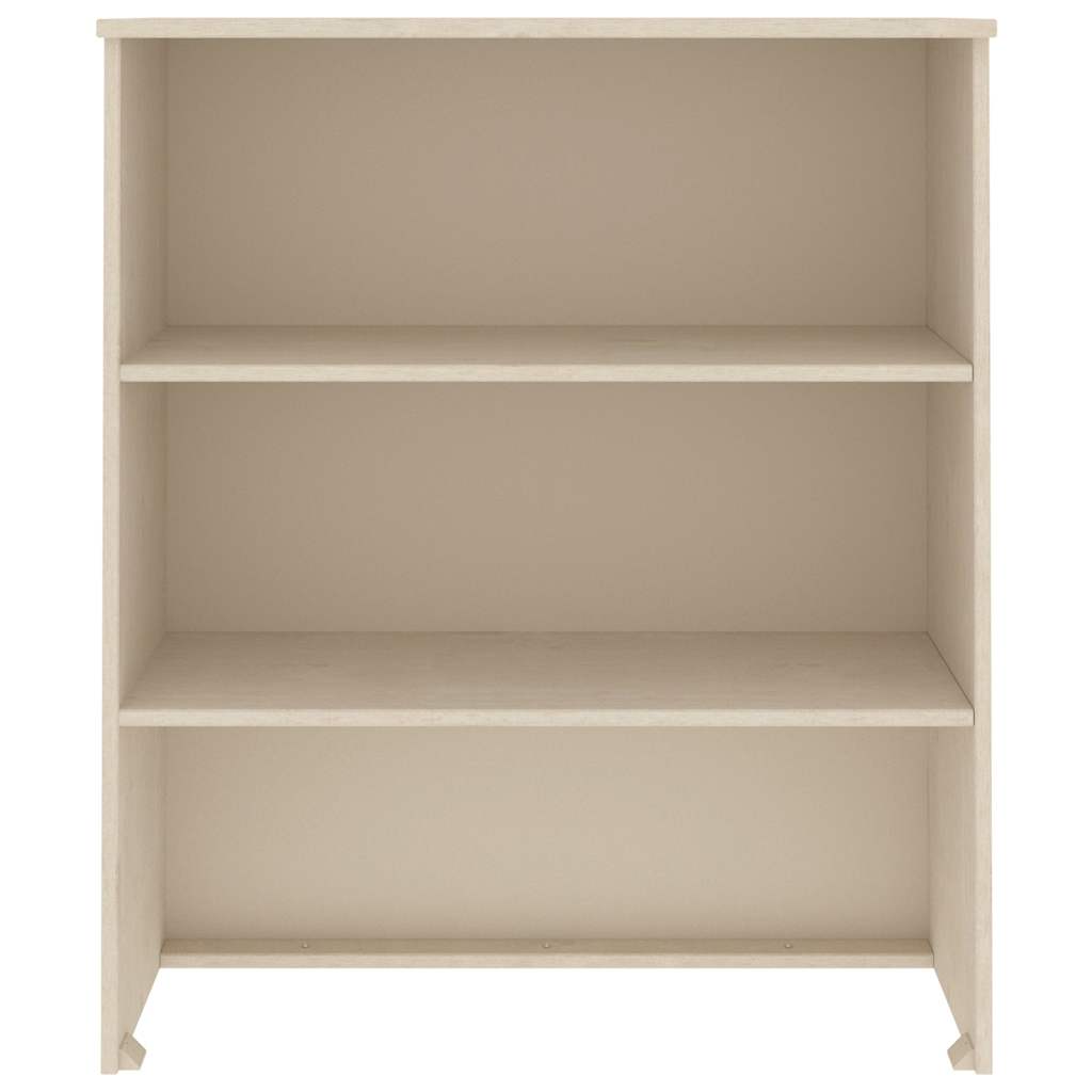 Highboard-Oberteil HAMAR Honigbraun 85x35x100 cm Massivholz