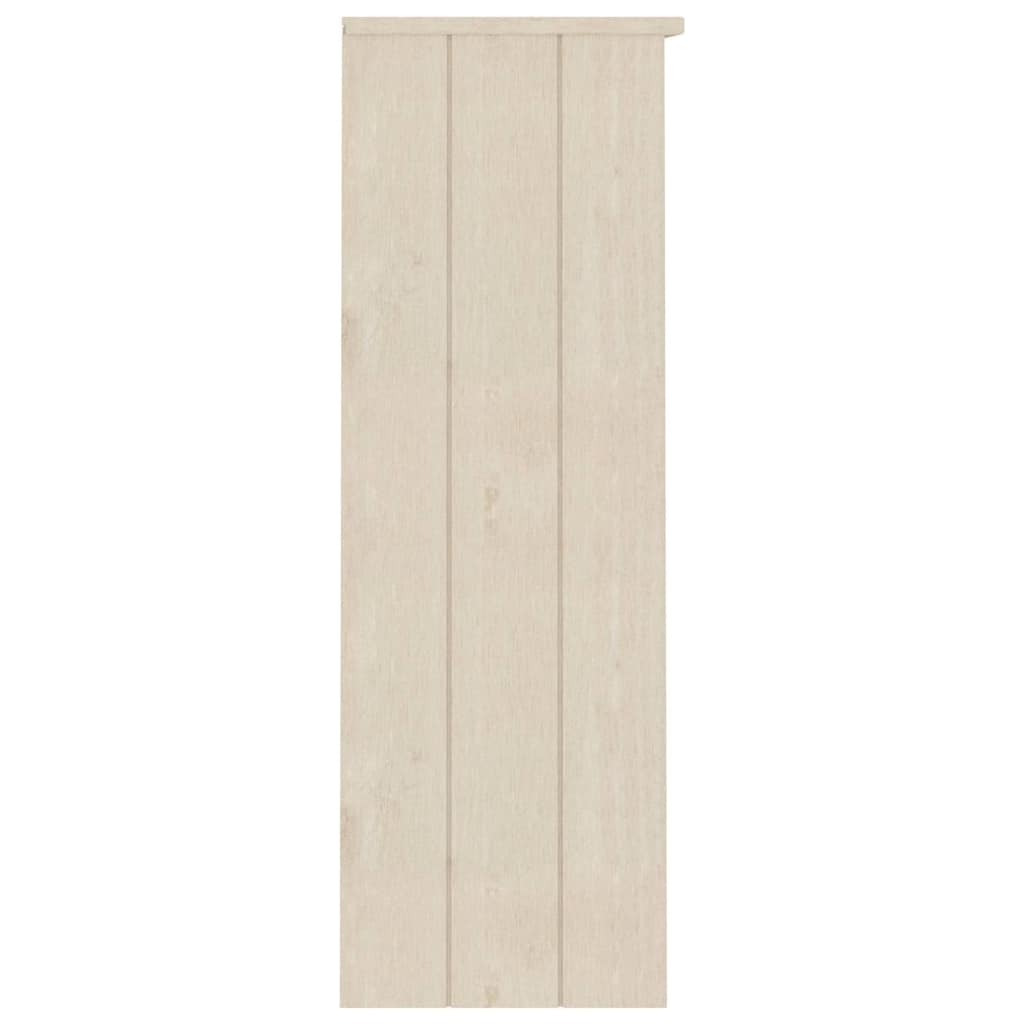 Highboard-Oberteil HAMAR Honigbraun 85x35x100 cm Massivholz