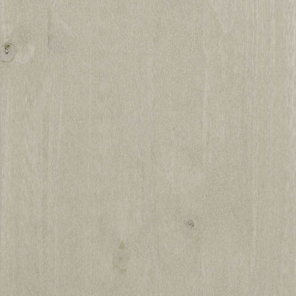 Schuhschrank HAMAR Weiß 85x40x108 cm Massivholz Kiefer