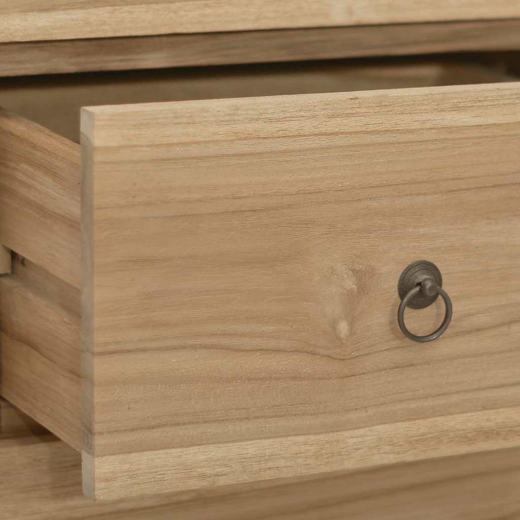 Kommode 30x30x90 cm Massivholz Teak