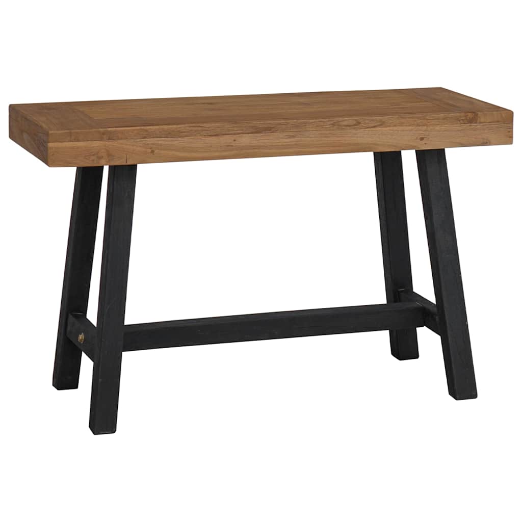 Bank 80 cm Massivholz Teak