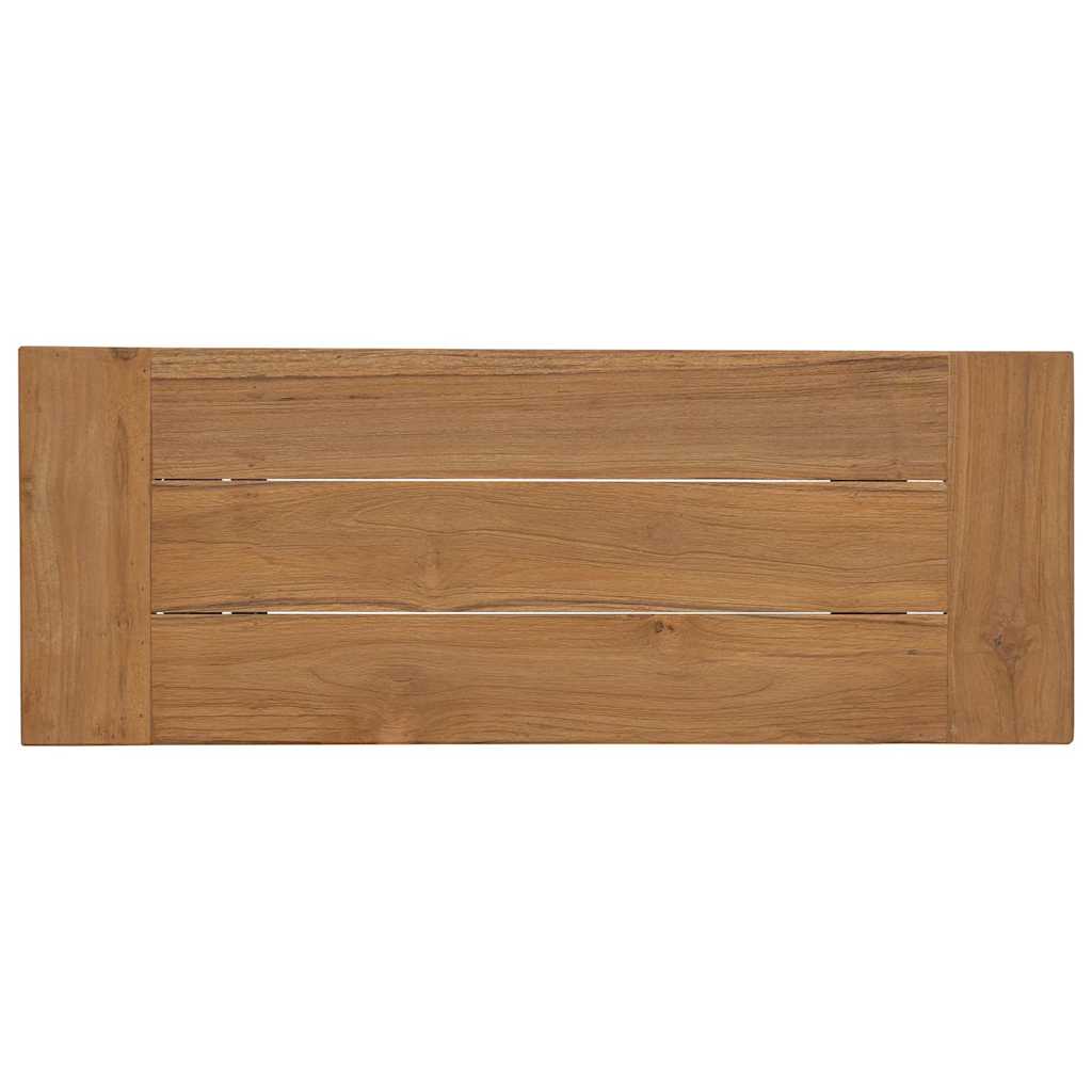 Bank 80 cm Massivholz Teak