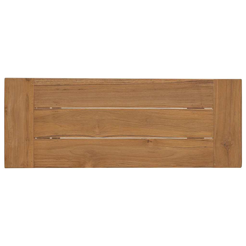Bank 110 cm Massivholz Teak