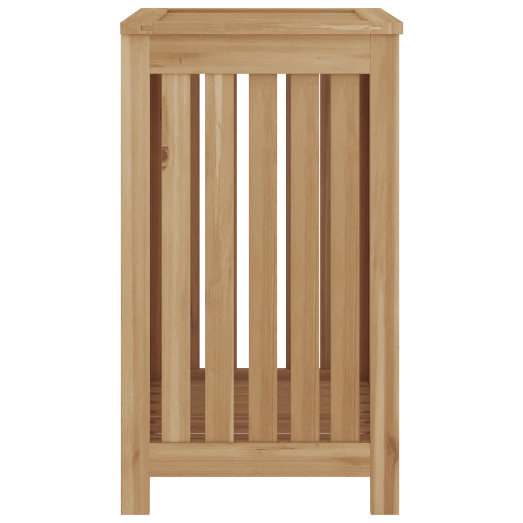 Wäschebehälter 50x35x60 cm Massivholz Teak