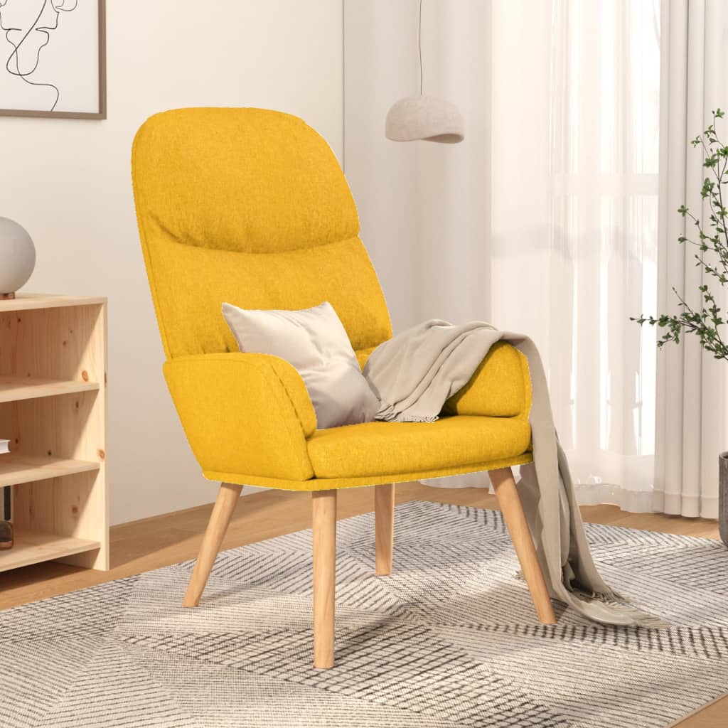 Relaxsessel Senfgelb Stoff