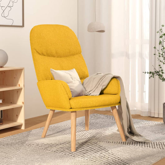 Relaxsessel Senfgelb Stoff