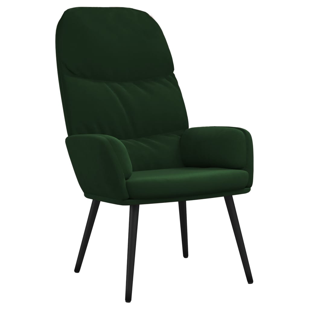 Relaxsessel Dunkelgrün Samt