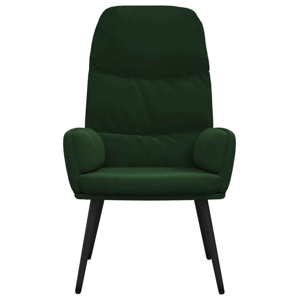 Relaxsessel Dunkelgrün Samt