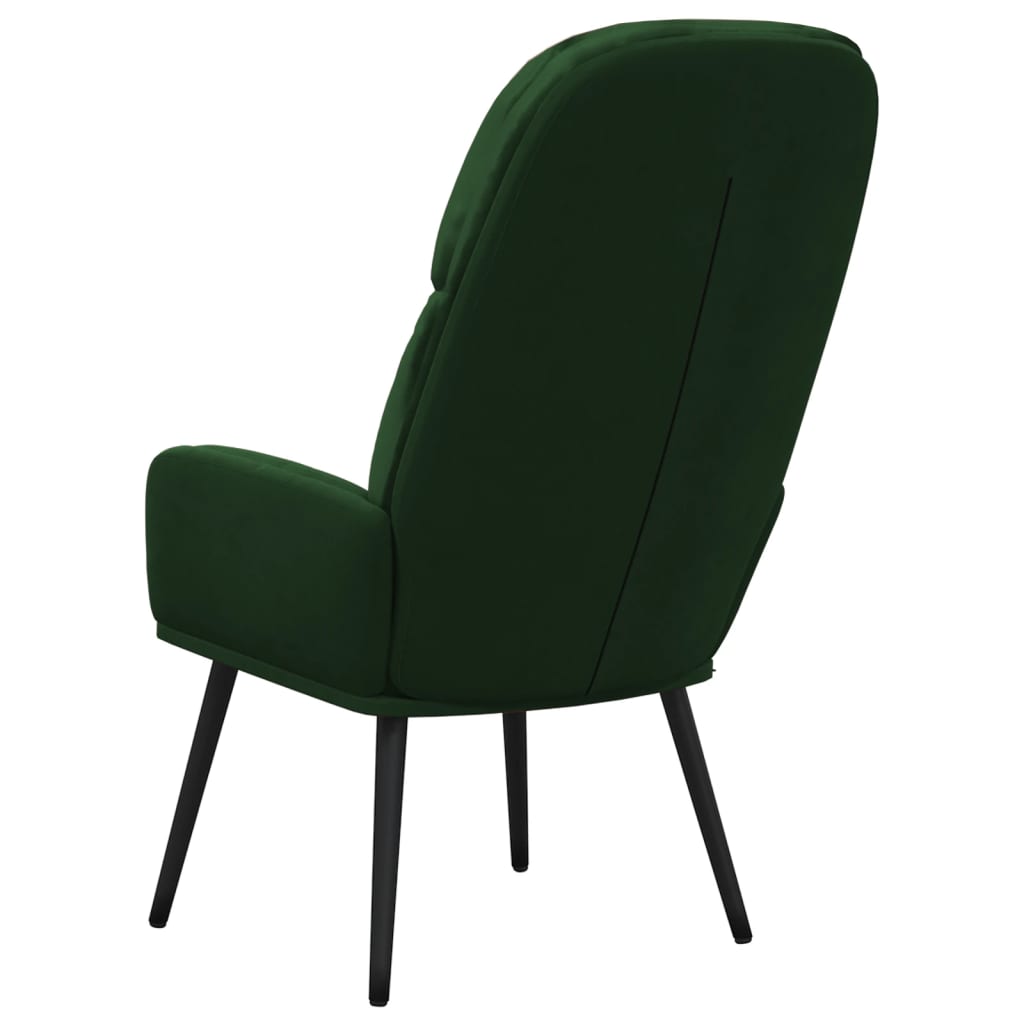 Relaxsessel Dunkelgrün Samt