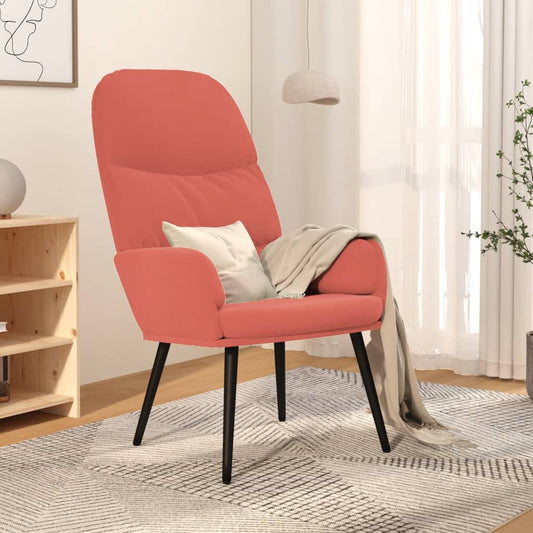 Relaxsessel Rosa Samt