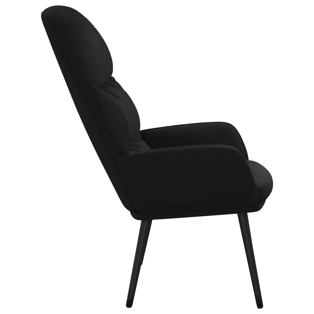 Relaxsessel Schwarz Samt