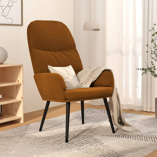 Relaxsessel Braun Samt