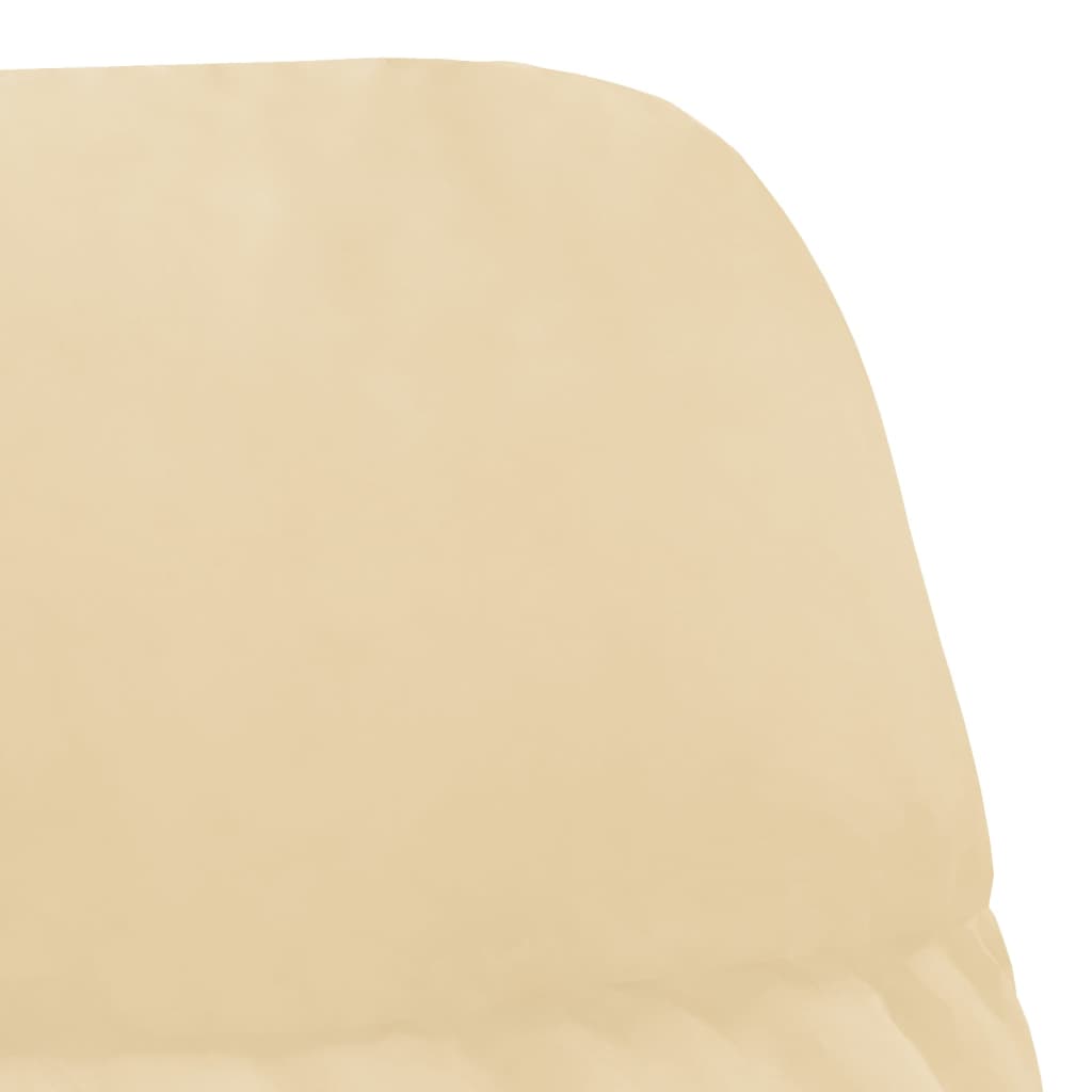 Relaxsessel Cremeweiß Samt