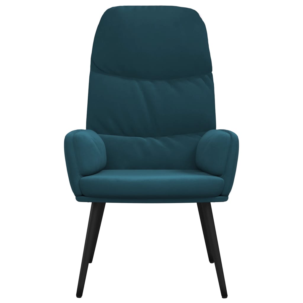 Relaxsessel Blau Samt