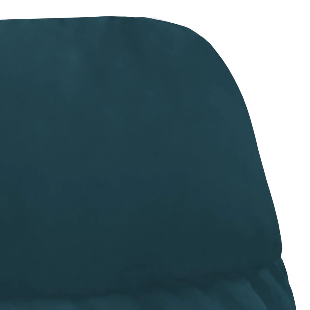 Relaxsessel Blau Samt