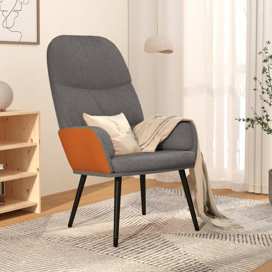 Relaxsessel Hellgrau Stoff