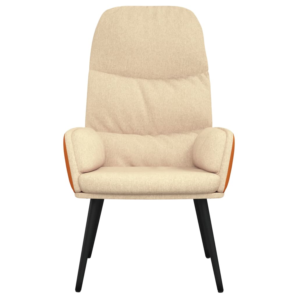 Relaxsessel Cremeweiß Stoff