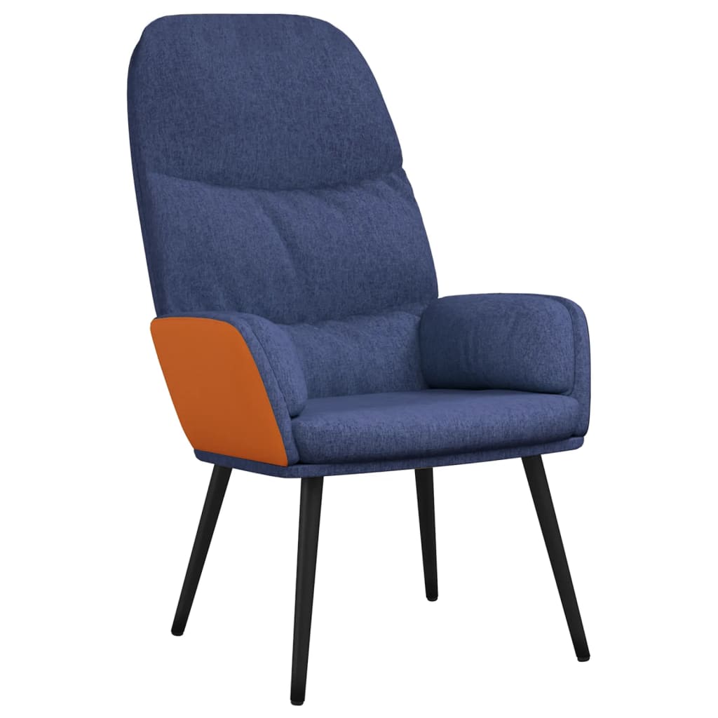 Relaxsessel Blau Stoff