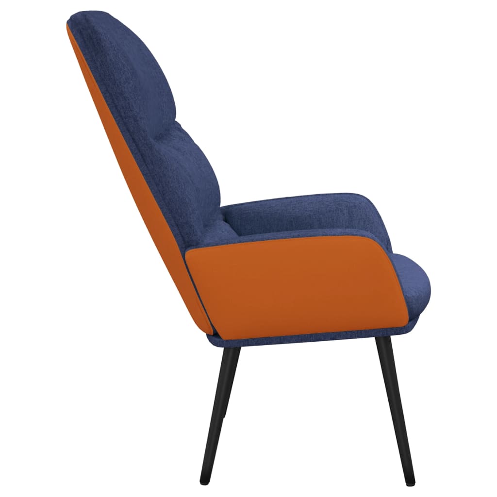 Relaxsessel Blau Stoff