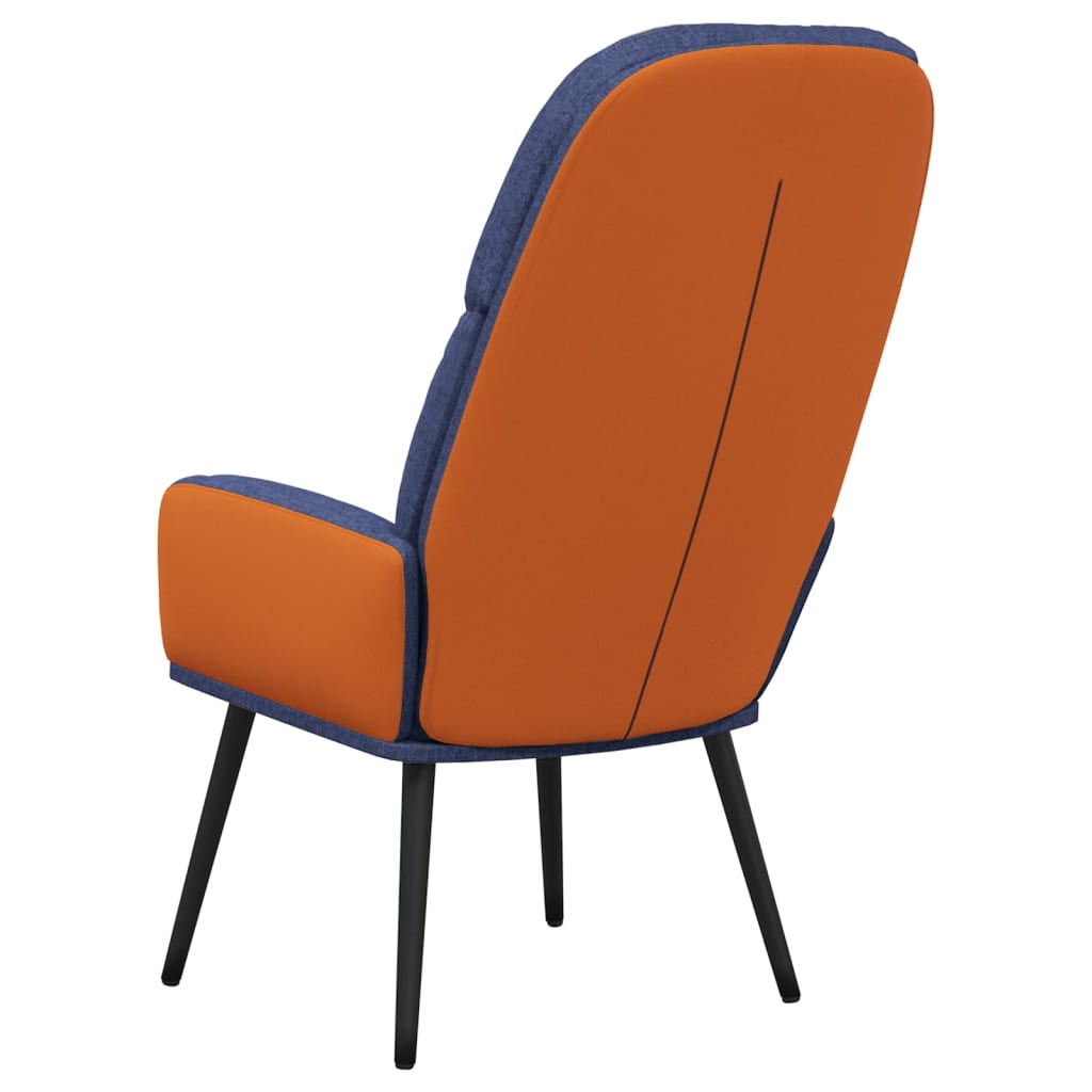 Relaxsessel Blau Stoff
