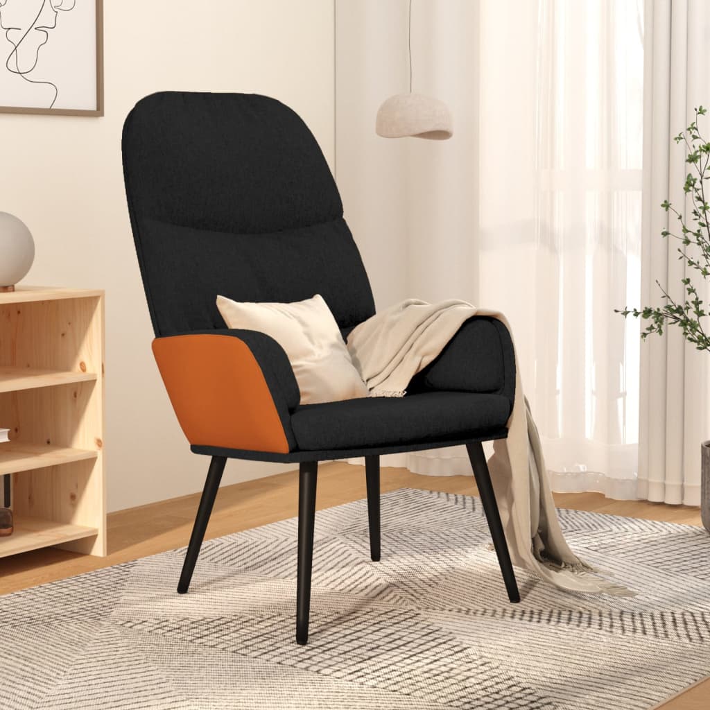 Relaxsessel Schwarz Stoff