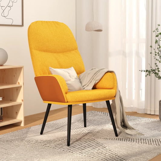 Relaxsessel Senfgelb Stoff