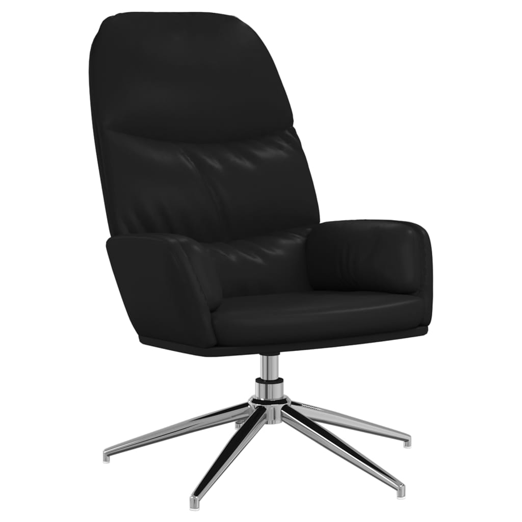 Relaxsessel Glänzendes Schwarz Kunstleder