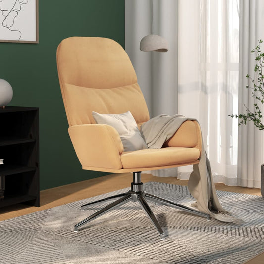 Relaxsessel Cremeweiß Wildleder-Optik