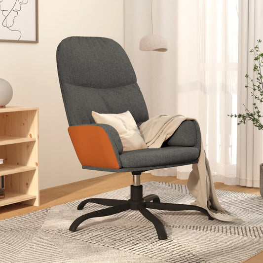 Relaxsessel Dunkelgrau Stoff