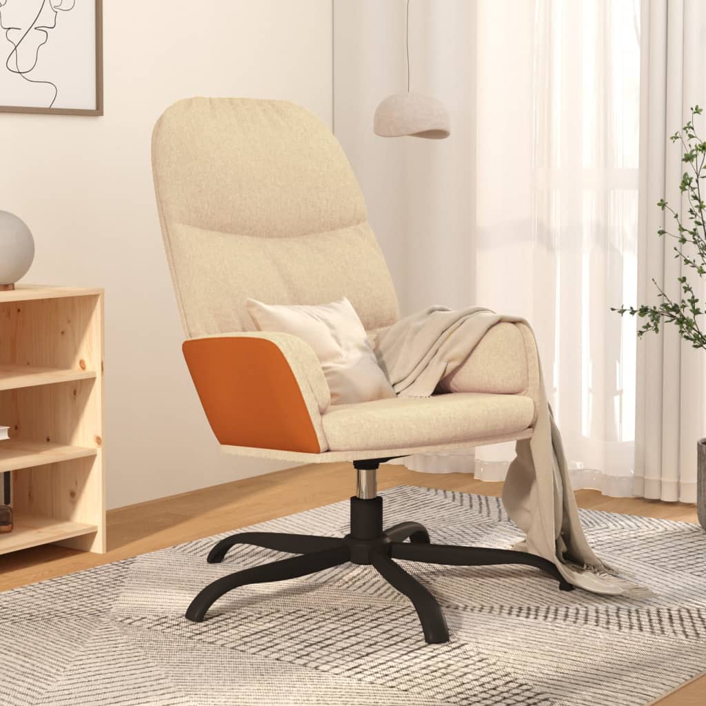 Relaxsessel Creme Stoff