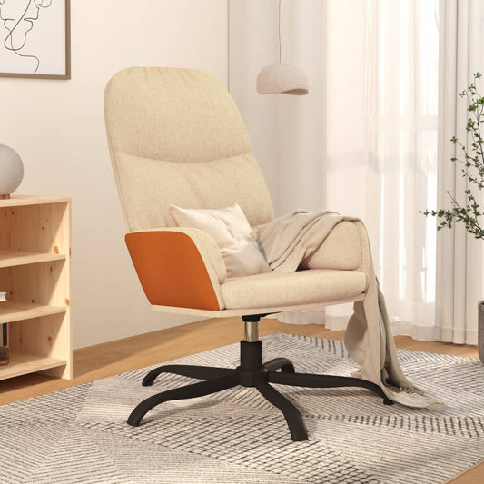 Relaxsessel Creme Stoff