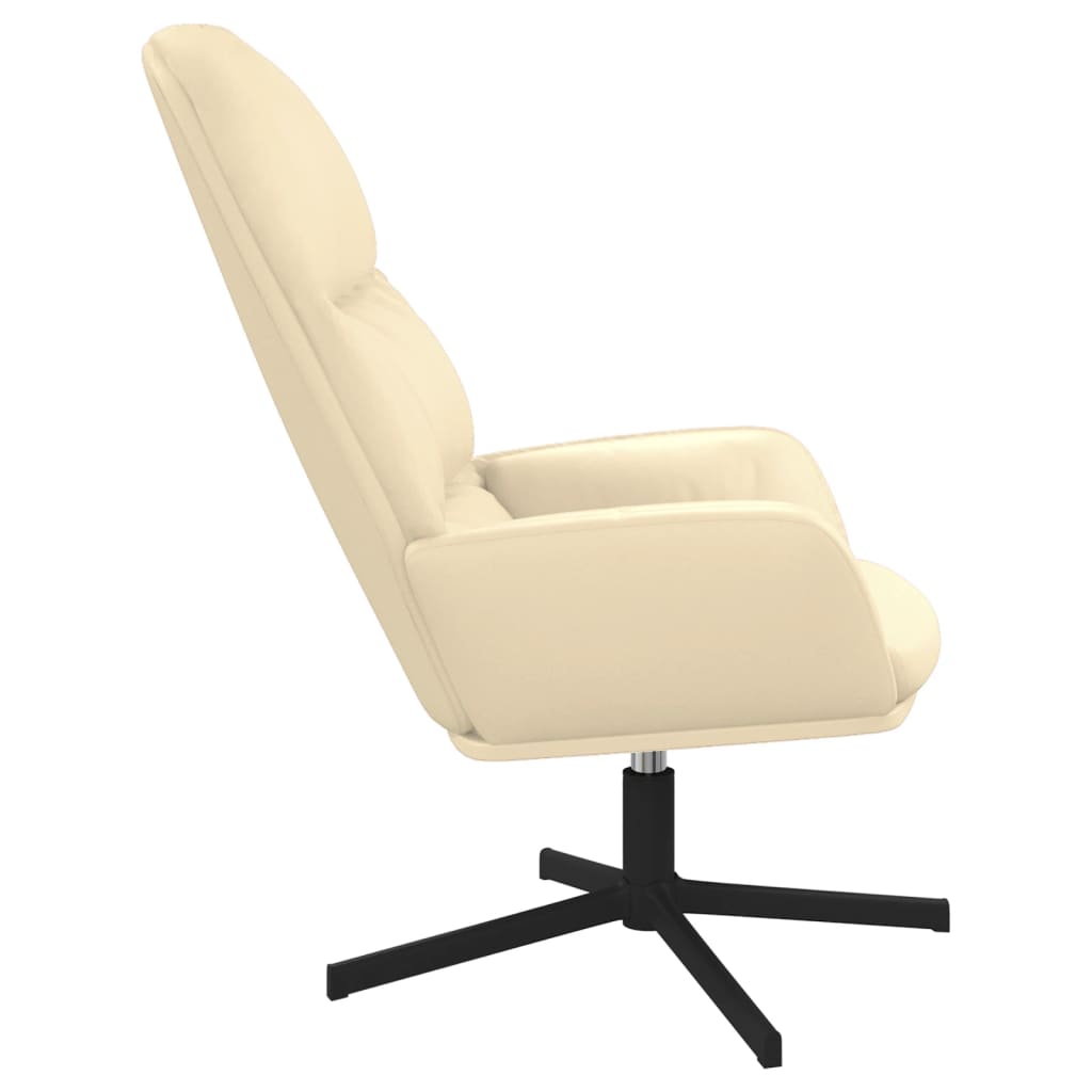 Relaxsessel Cremeweiß Kunstleder