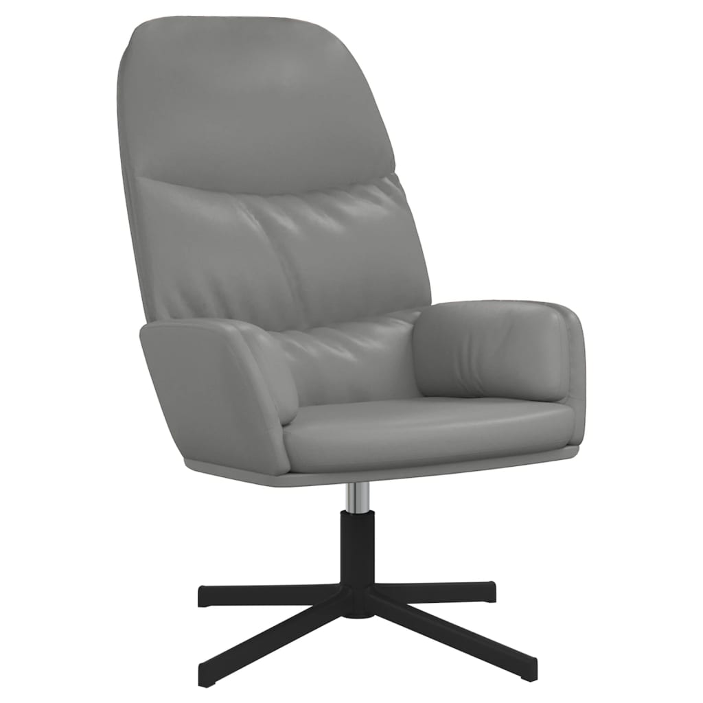Relaxsessel Grau Kunstleder