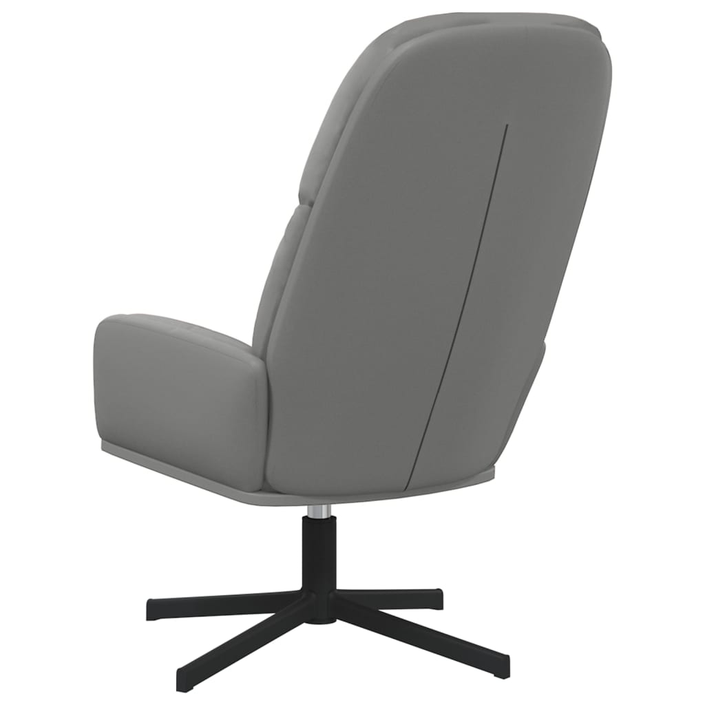 Relaxsessel Grau Kunstleder