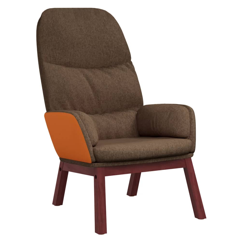Relaxsessel Braun Stoff