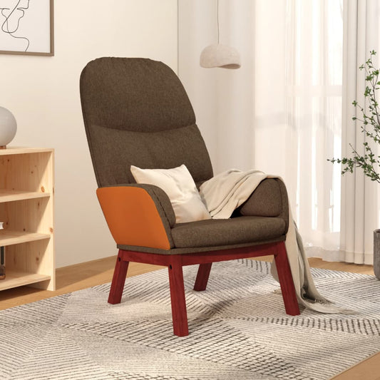 Relaxsessel Braun Stoff
