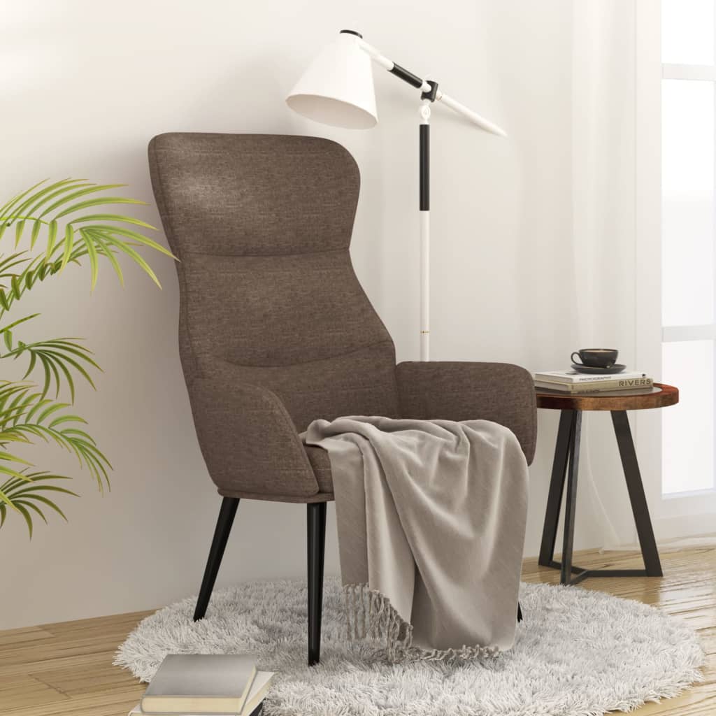 Relaxsessel Taupe Stoff