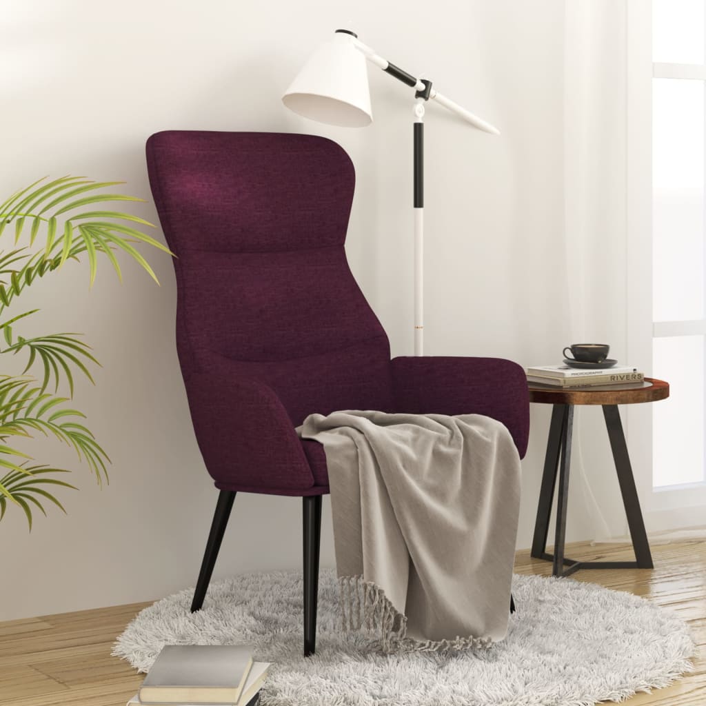 Relaxsessel Lila Stoff