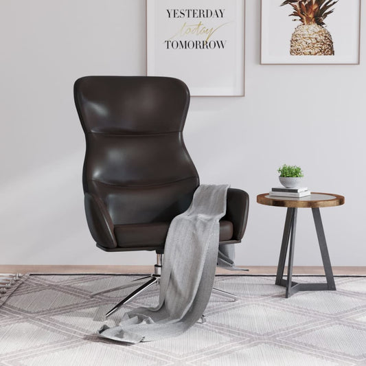 Relaxsessel Glänzend Braun Kunstleder