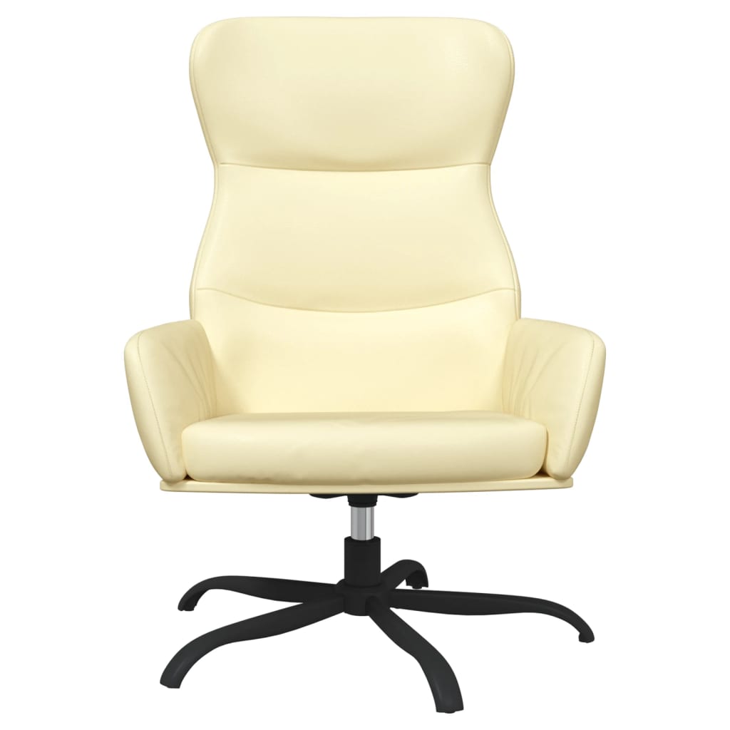 Relaxsessel Creme Kunstleder