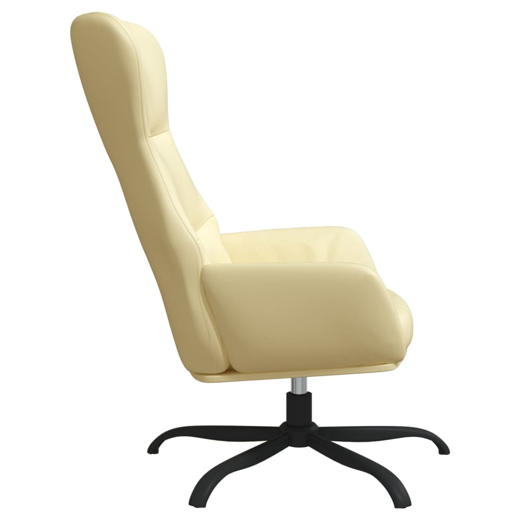 Relaxsessel Creme Kunstleder