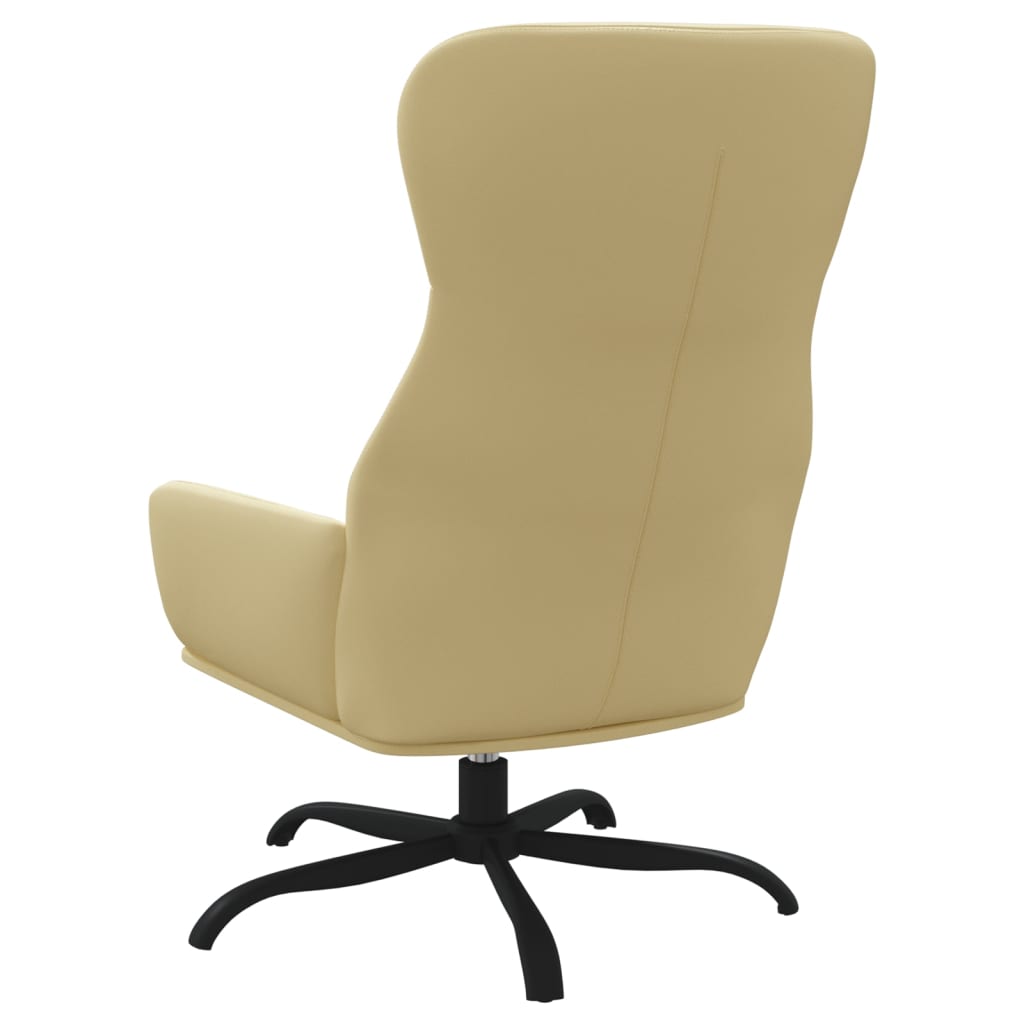 Relaxsessel Creme Kunstleder