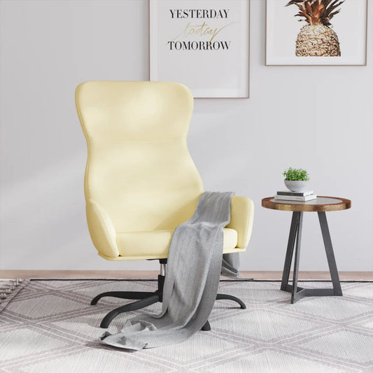 Relaxsessel Creme Kunstleder