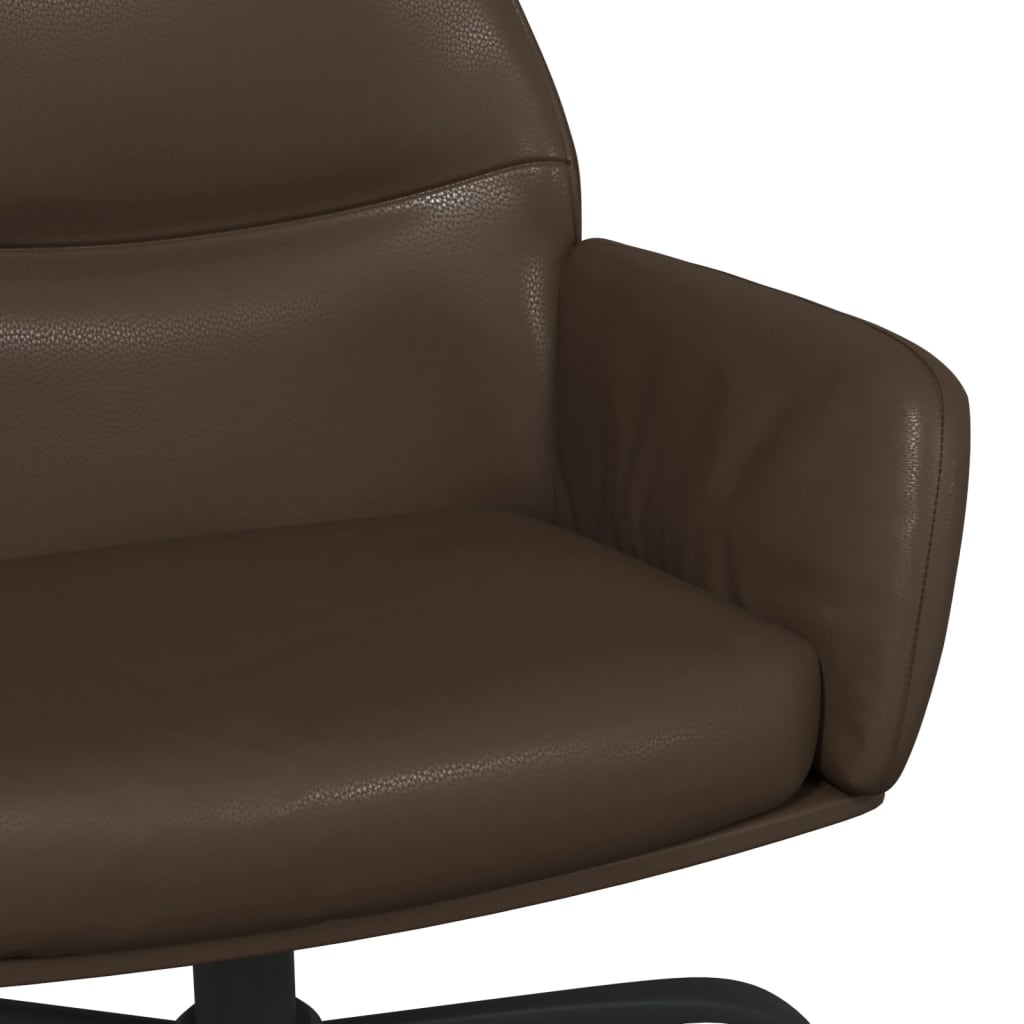 Relaxsessel Braun Kunstleder