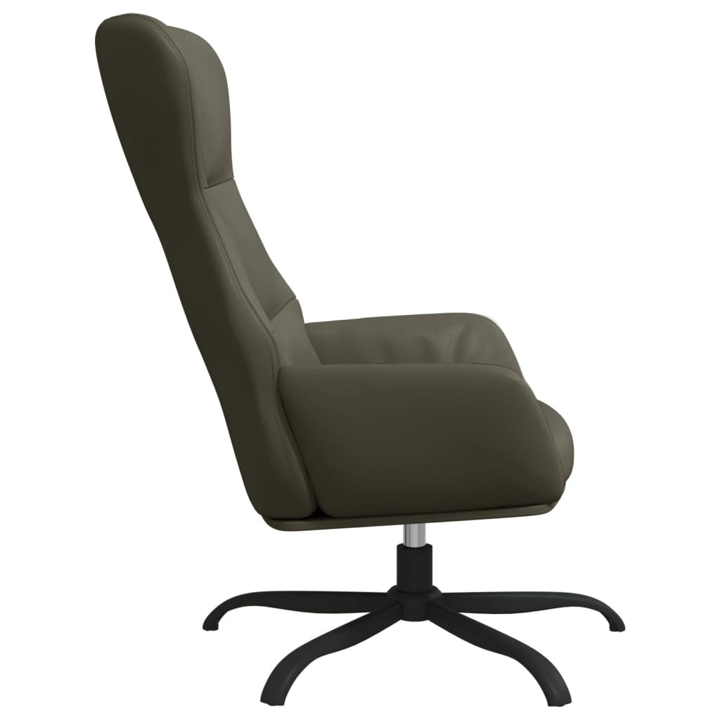 Relaxsessel Grau Kunstleder